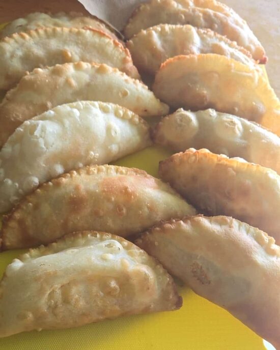 Fried beef pastries