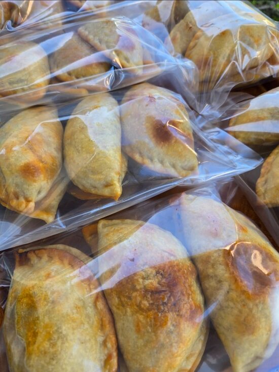 Oven-baked chicken empanadas